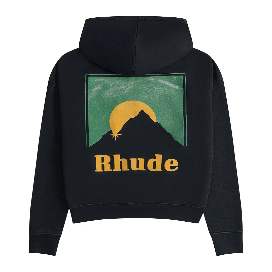 Rhude Black Moonlight Hoodie