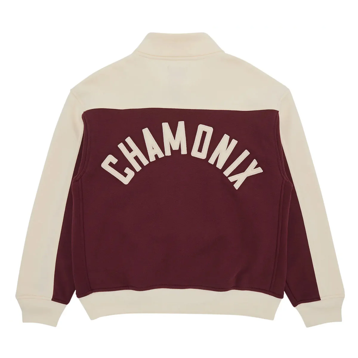 Rhude Chamonix Quarter Zip Pullover Maroon White - Image 2