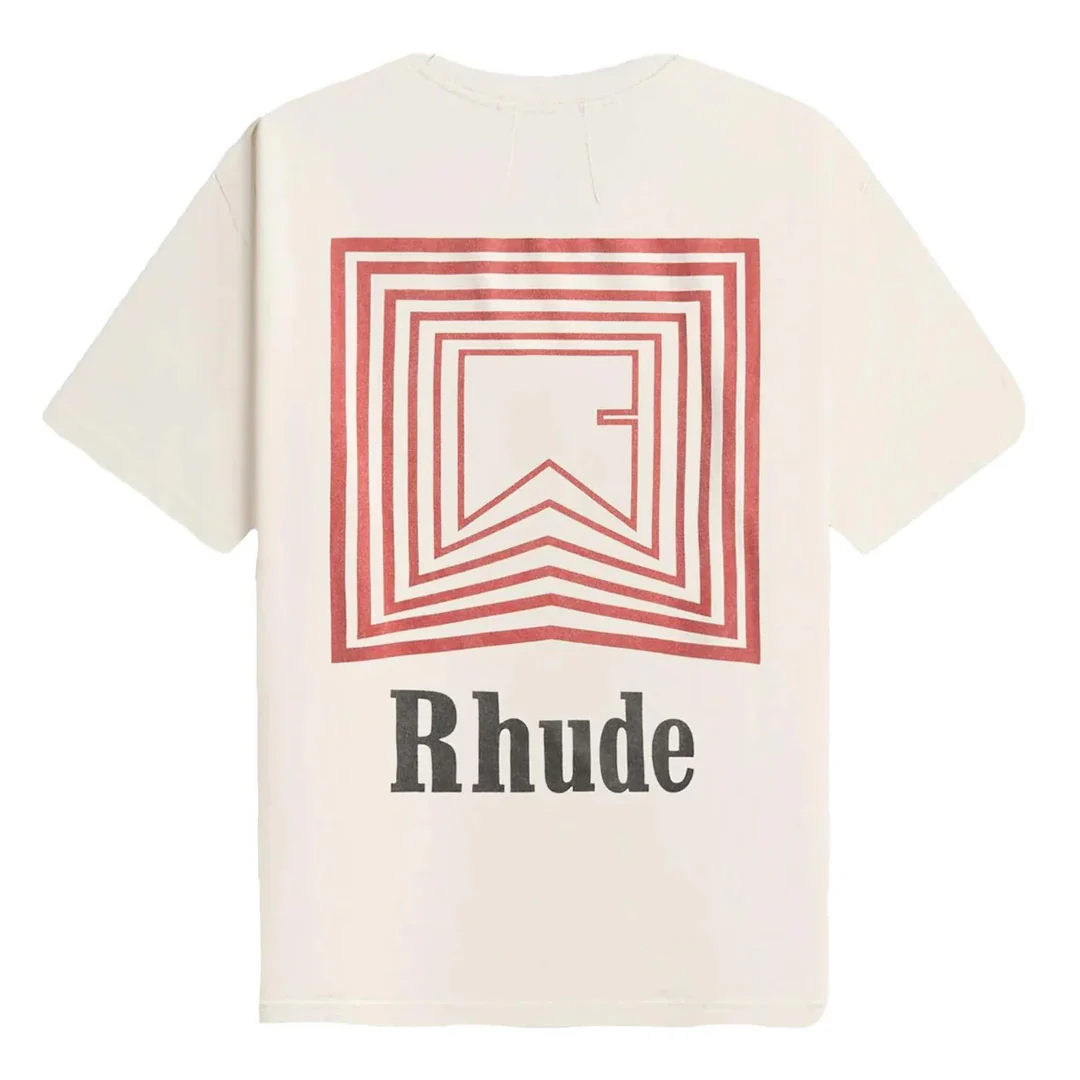 Rhude Chevron Repeat Logo T-Shirt - Image 2