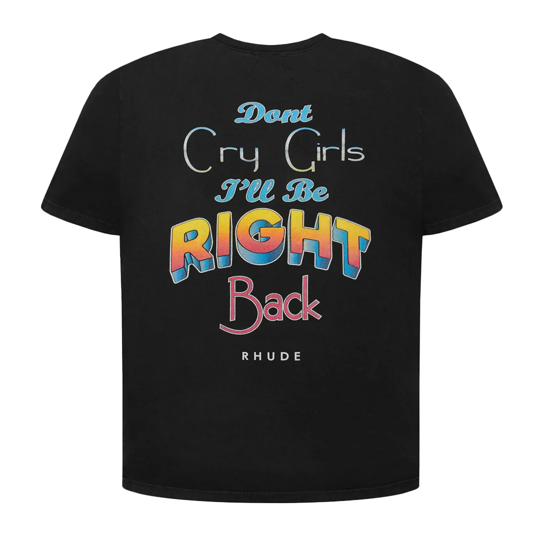 Rhude Don't Cry Texas T-Shirt - Image 2