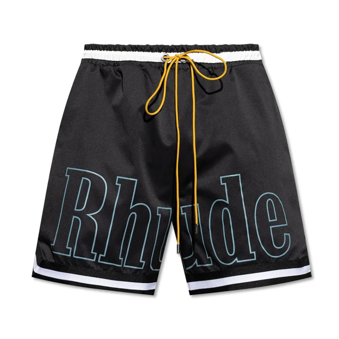 Rhude Logo Basketball Swim Shorts