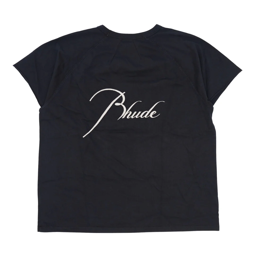 Rhude Reverse T-Shirt Black - Image 2
