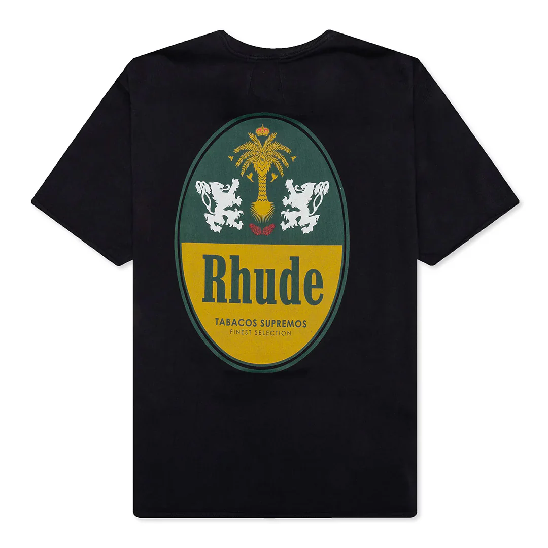 Rhude Tobaco T-Shirt Black - Image 2