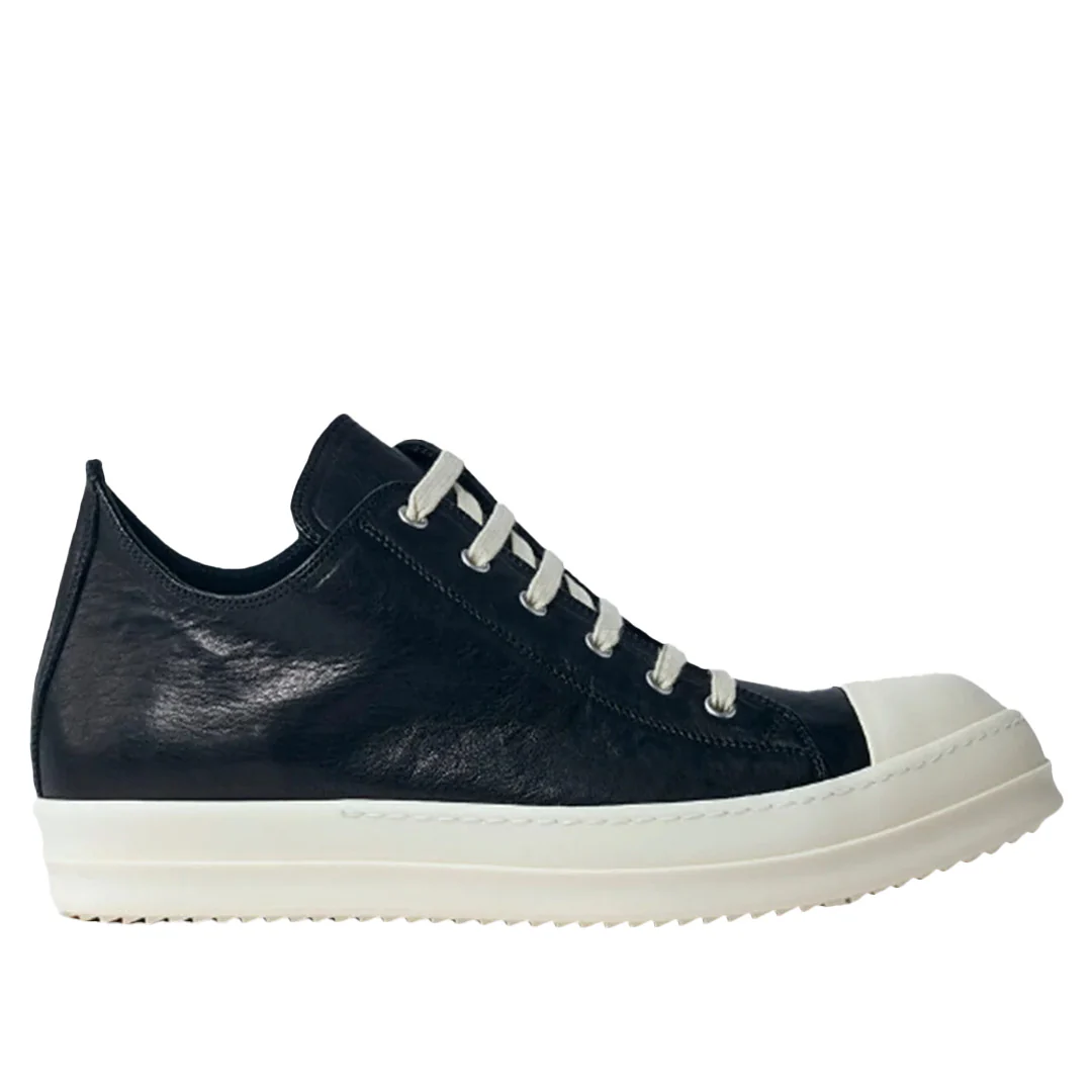 Rick Owens Scarpe Black Low Sneaker