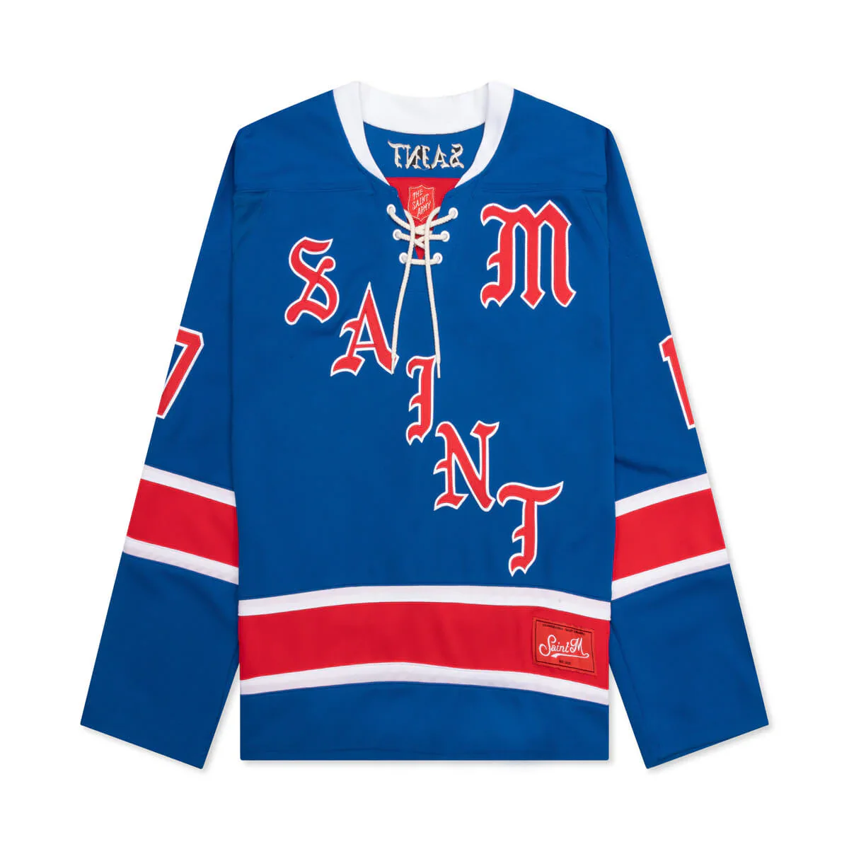 Saint Michael Hockey Jersey Blue/Red