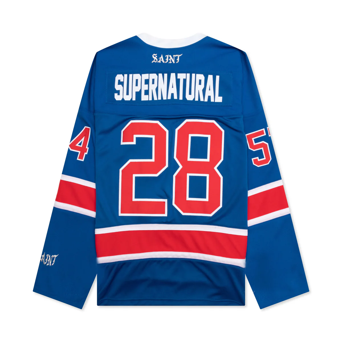 Saint Michael Hockey Jersey Blue/Red - Image 2