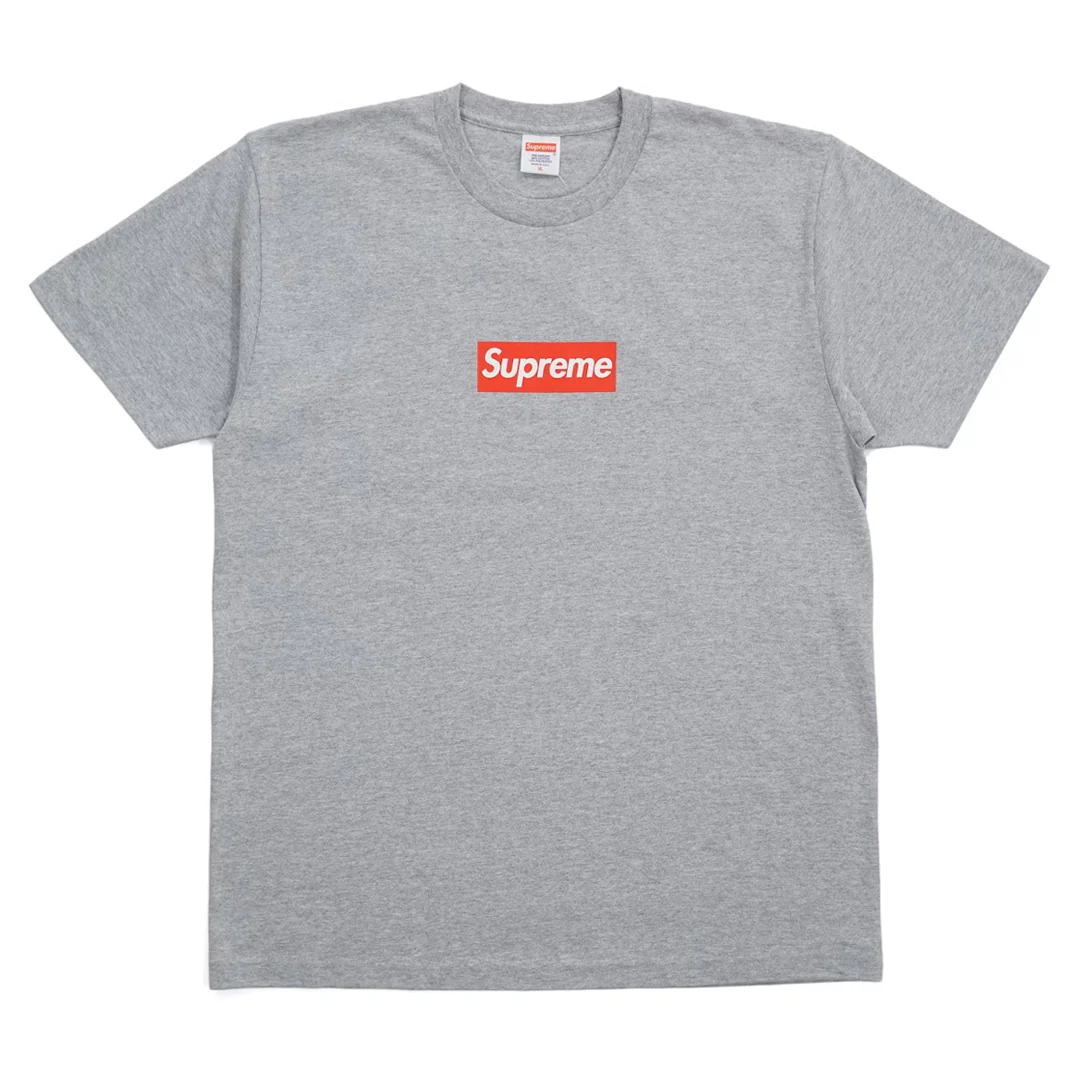 Supreme 20th Anniversary Box Logo T-Shirt Grey