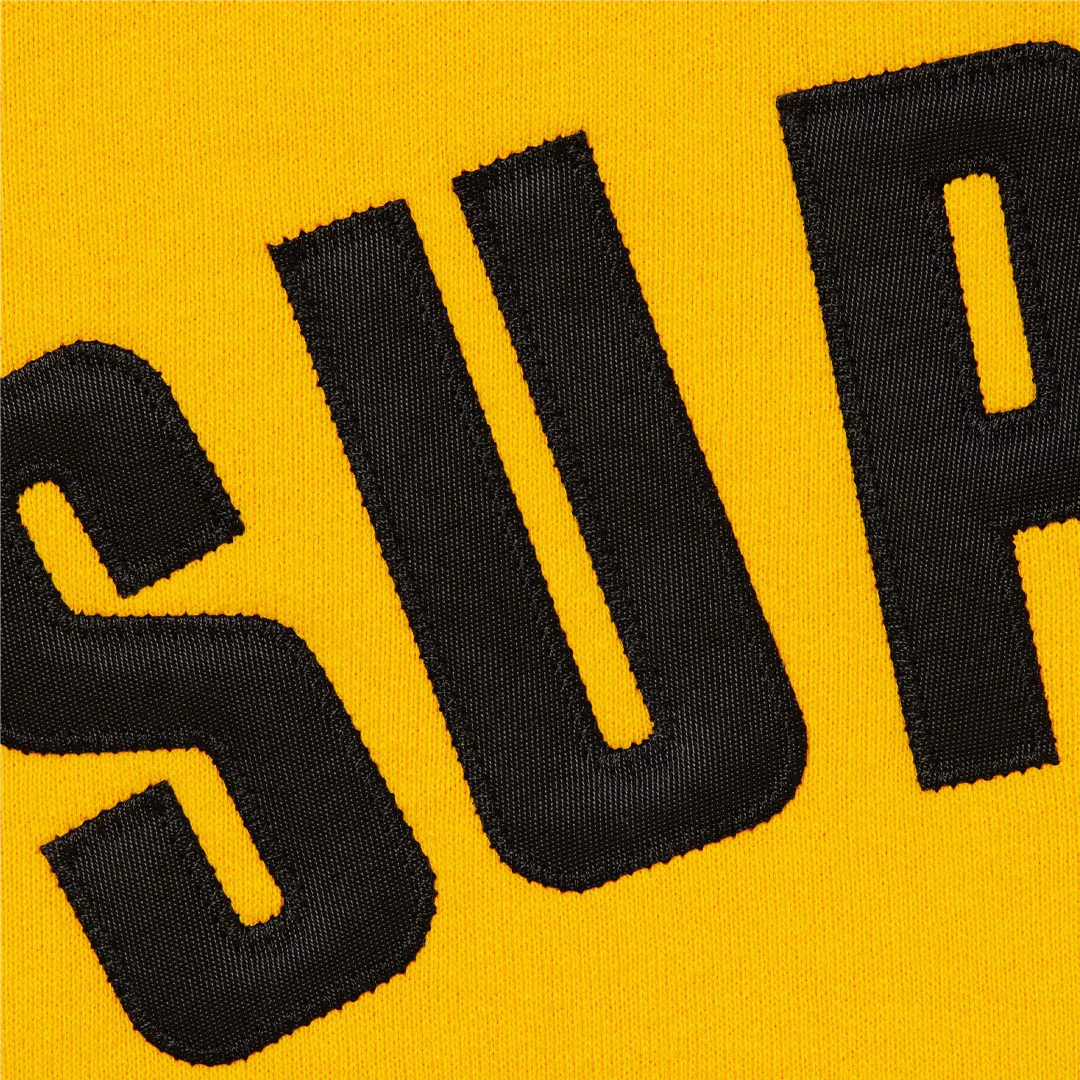 Supreme Arc Thermal Lined Zip Up Hoodie Yellow - Image 2