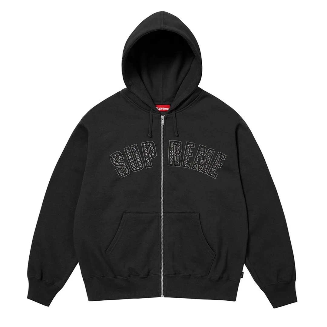 Supreme b.b. Simon Zip Up Hoodie Black