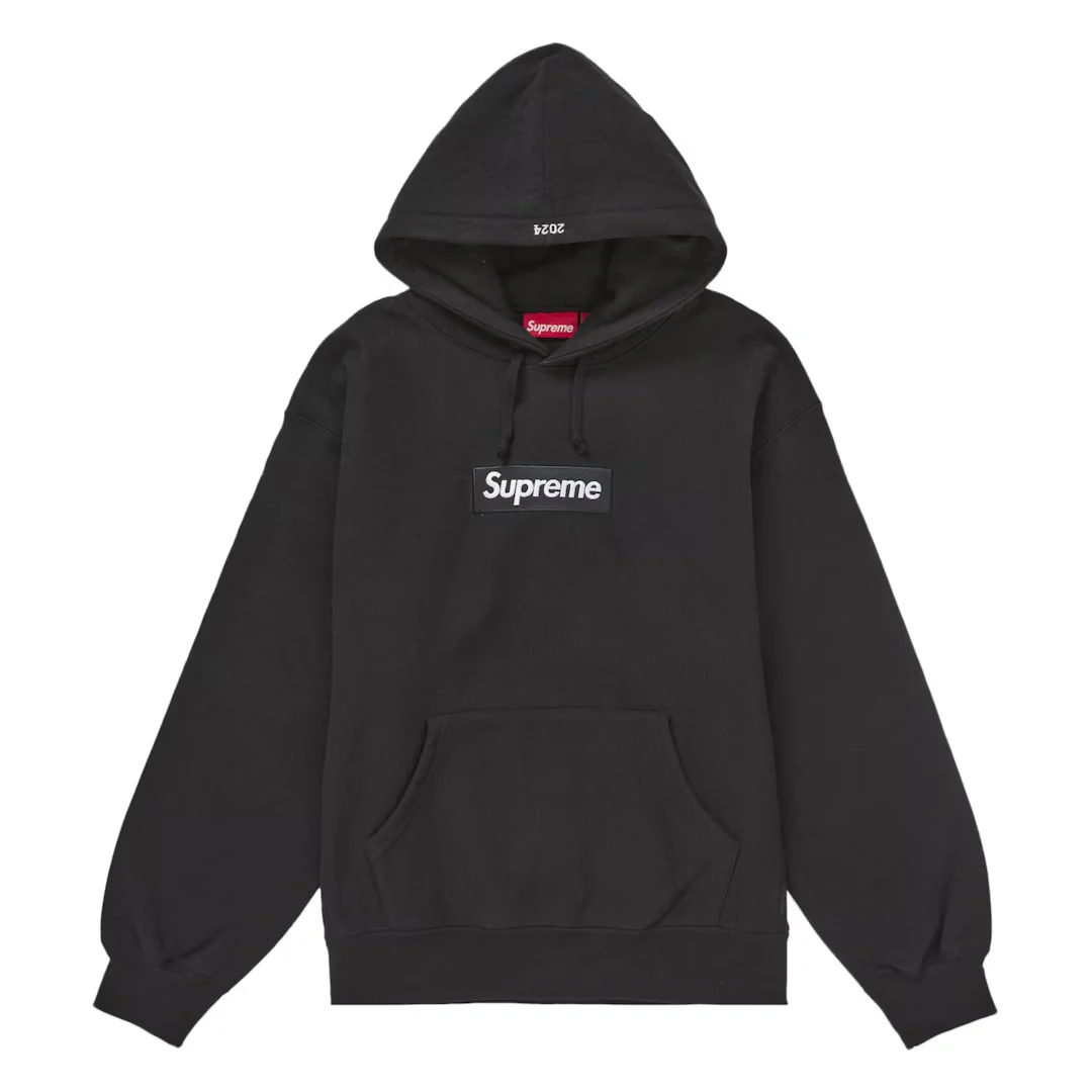 Supreme Box Logo Hoodie Black (FW24)