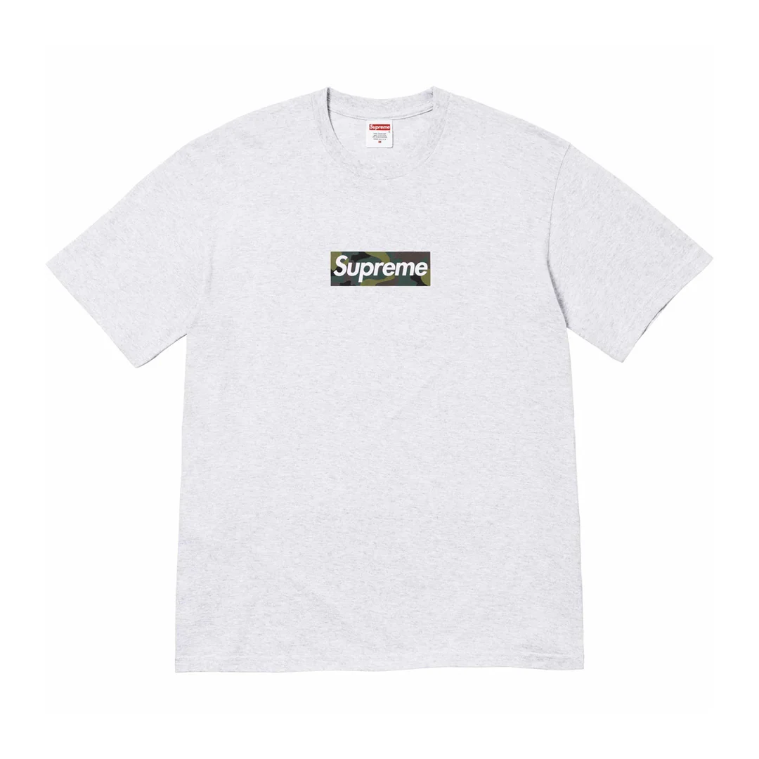 Supreme Box Logo Tee (FW23) Ash Grey