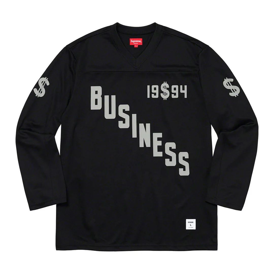 Supreme Business Hockey Jersey Black
