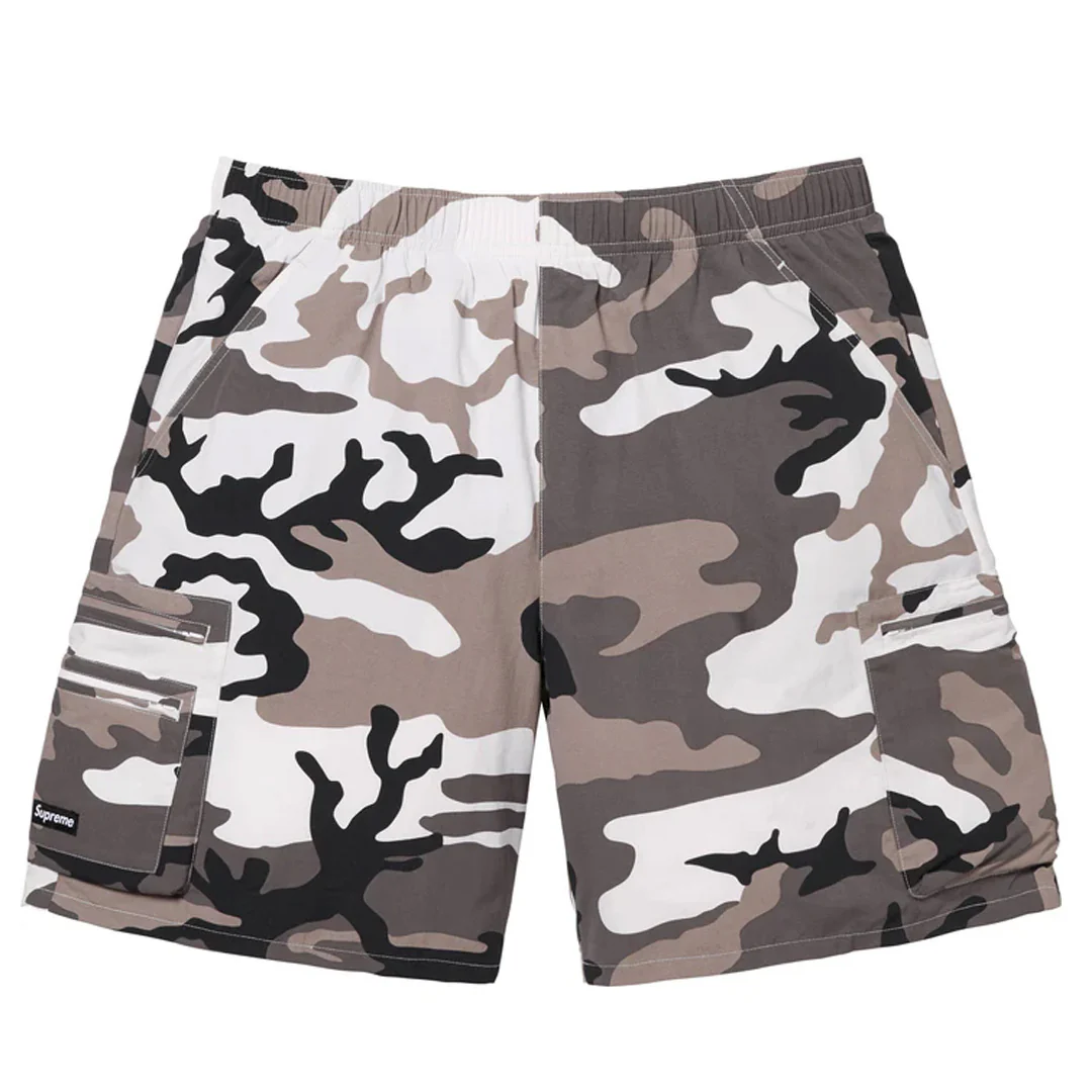 Supreme Cargo Water Short Snow Camo