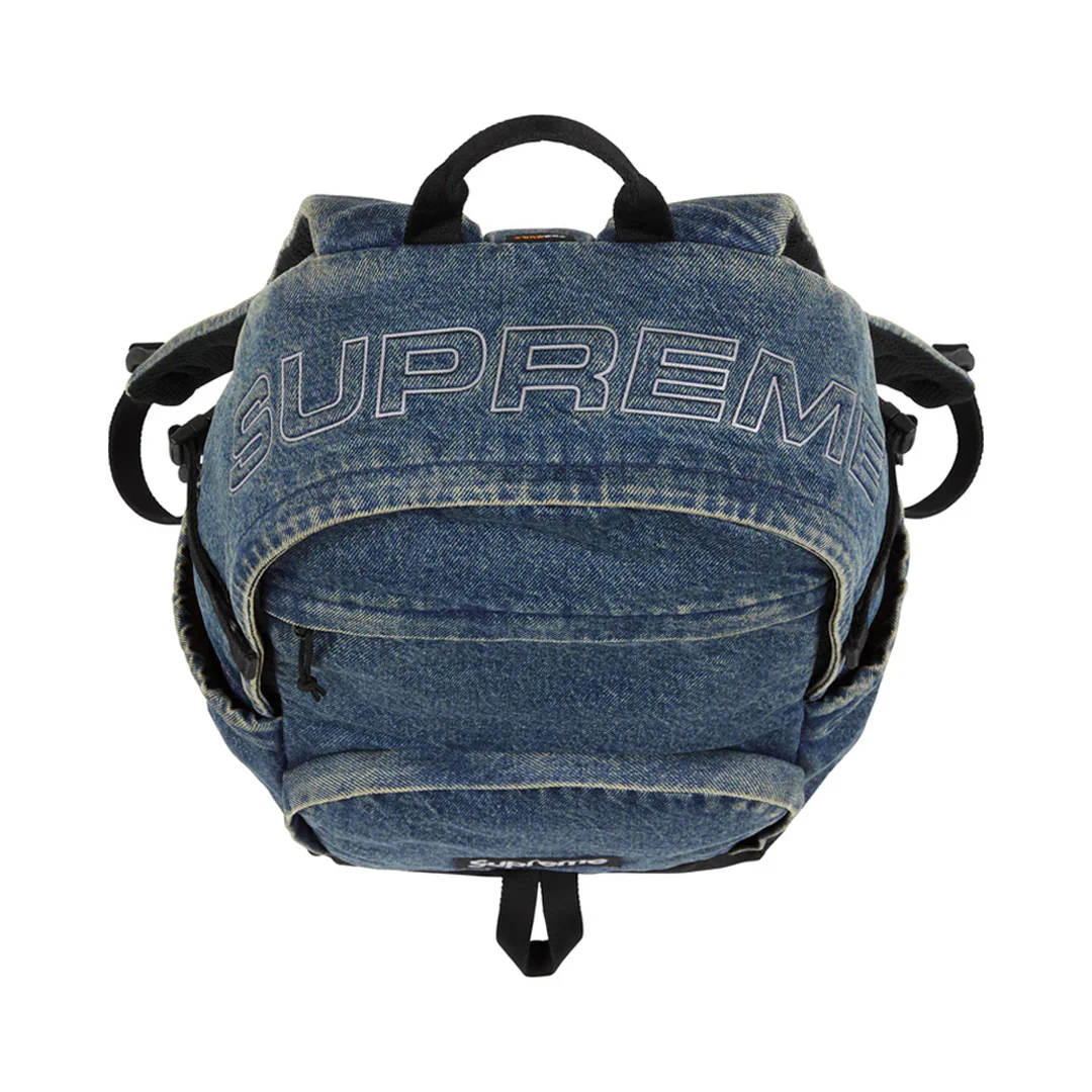 Supreme Denim Backpack Washed Indigo - Image 2