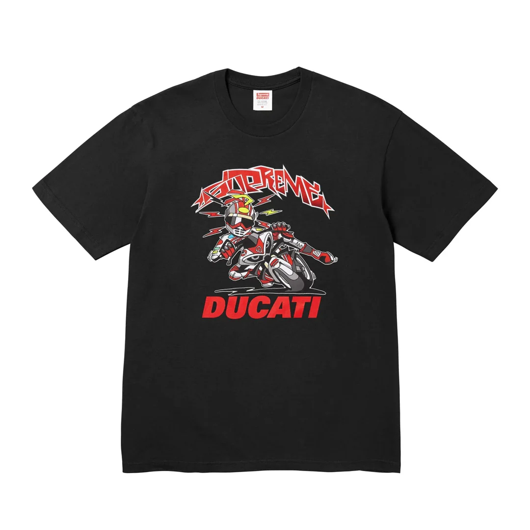 Supreme Ducati Bike Tee Black