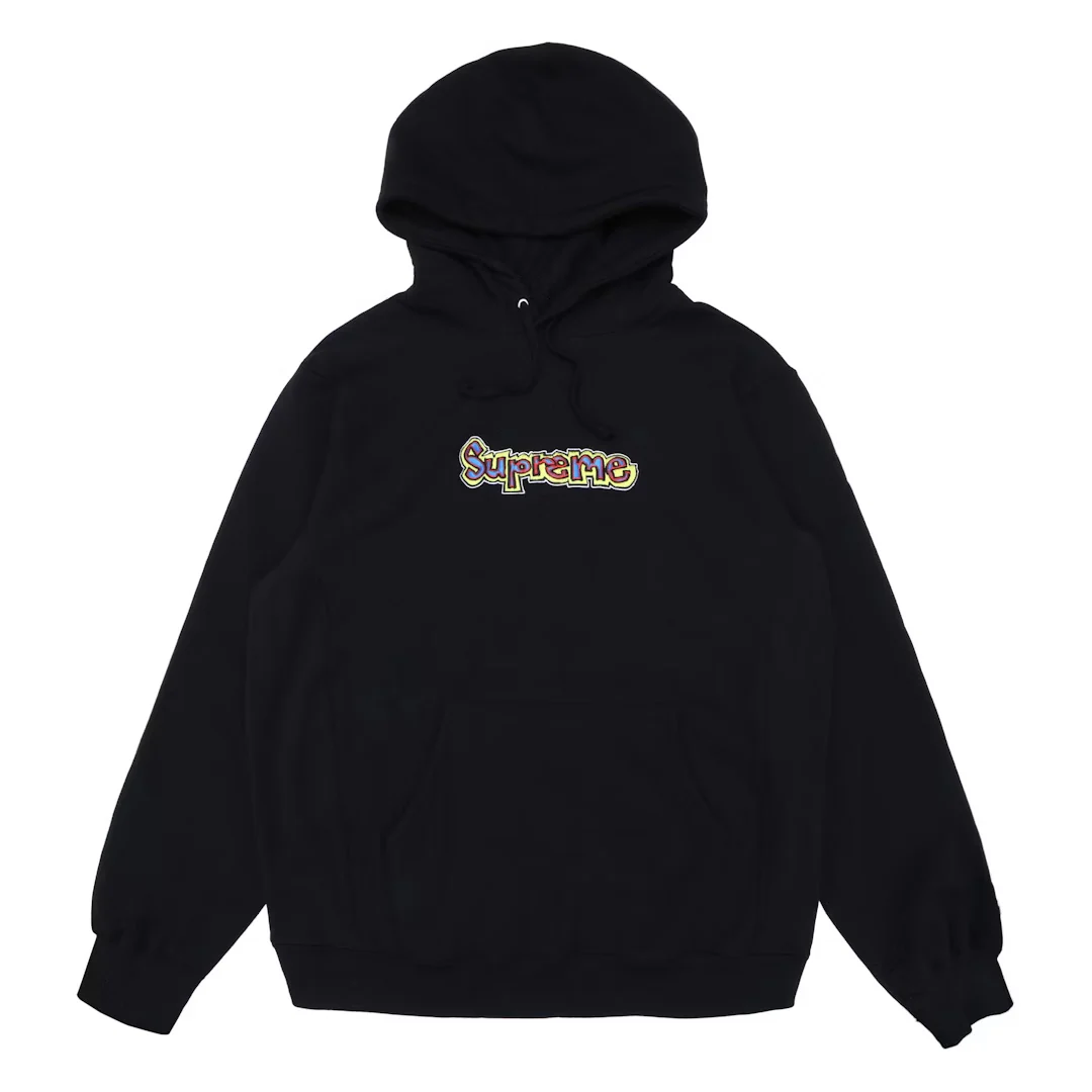Supreme Gonz Logo Hooded Sweatshirt Black