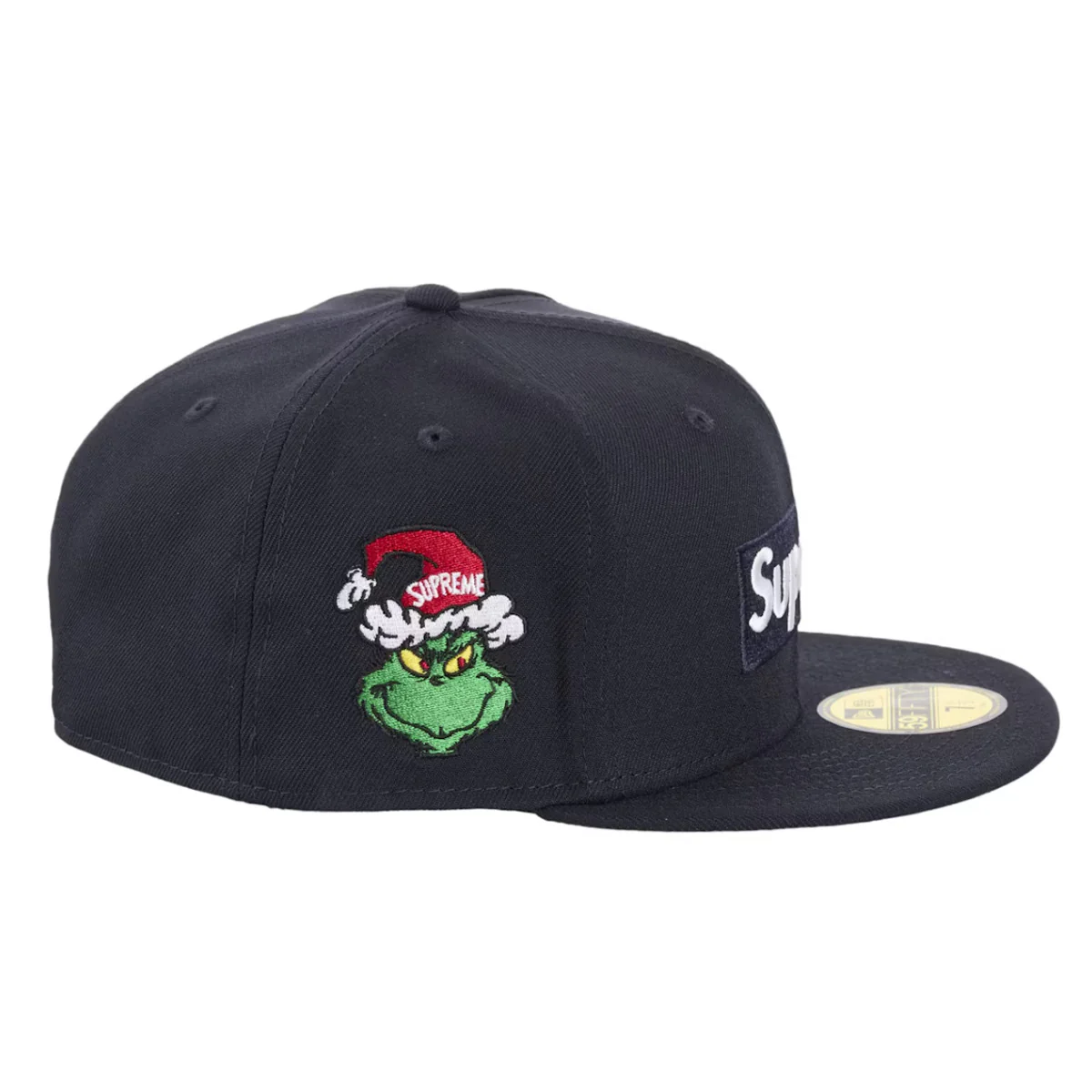 Supreme Grinch Box Logo New Era 59Fifty Fitted Cap Navy - Image 2