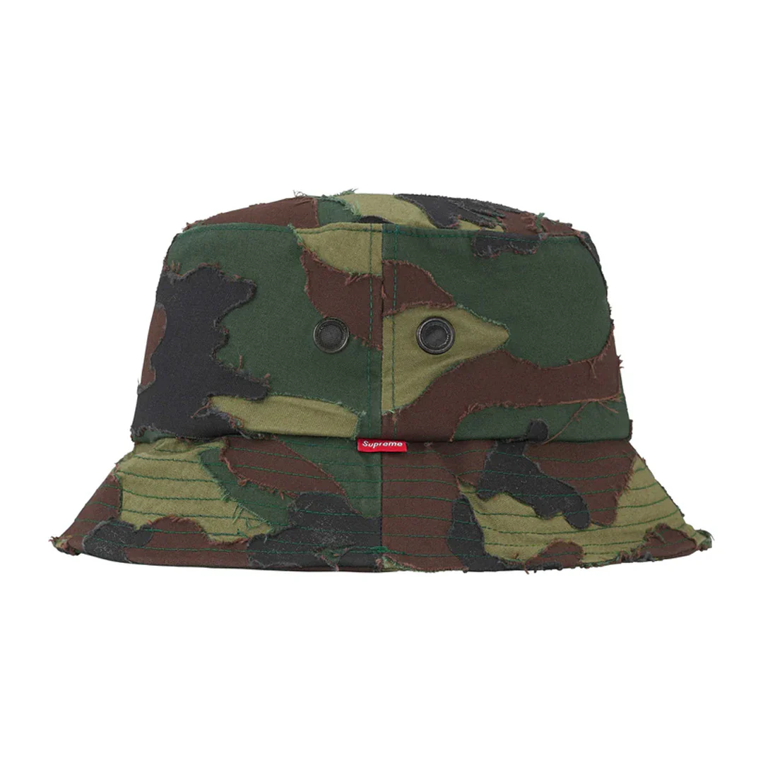 Supreme Layered Camo Crusher Woodland Camo