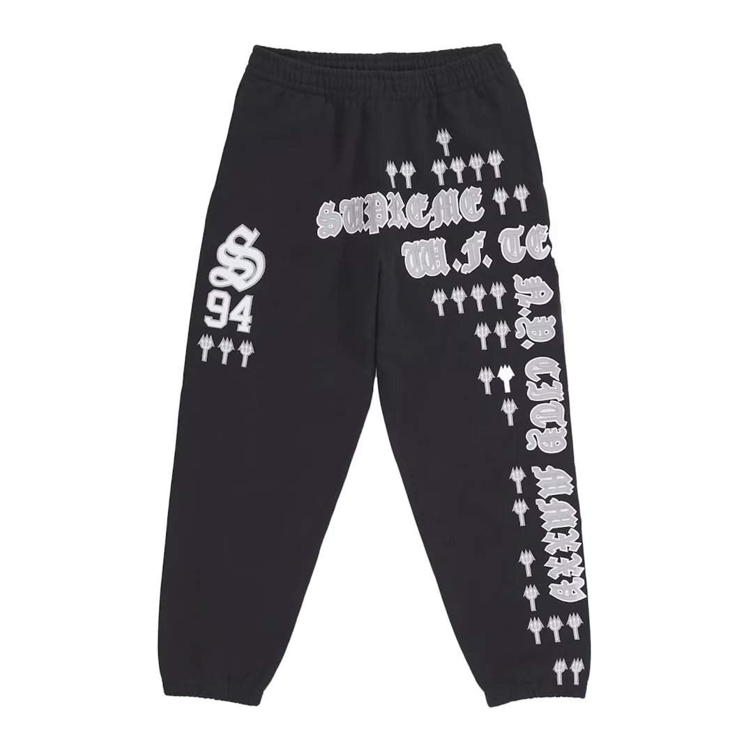 Supreme League Champs Sweatpants Black