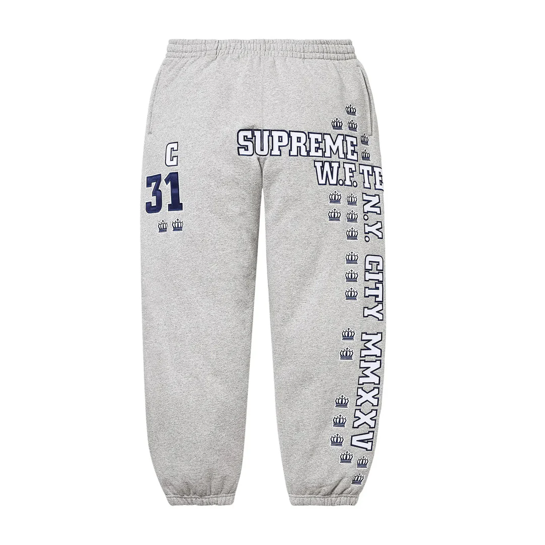 Supreme League Champs Sweatpants Grey