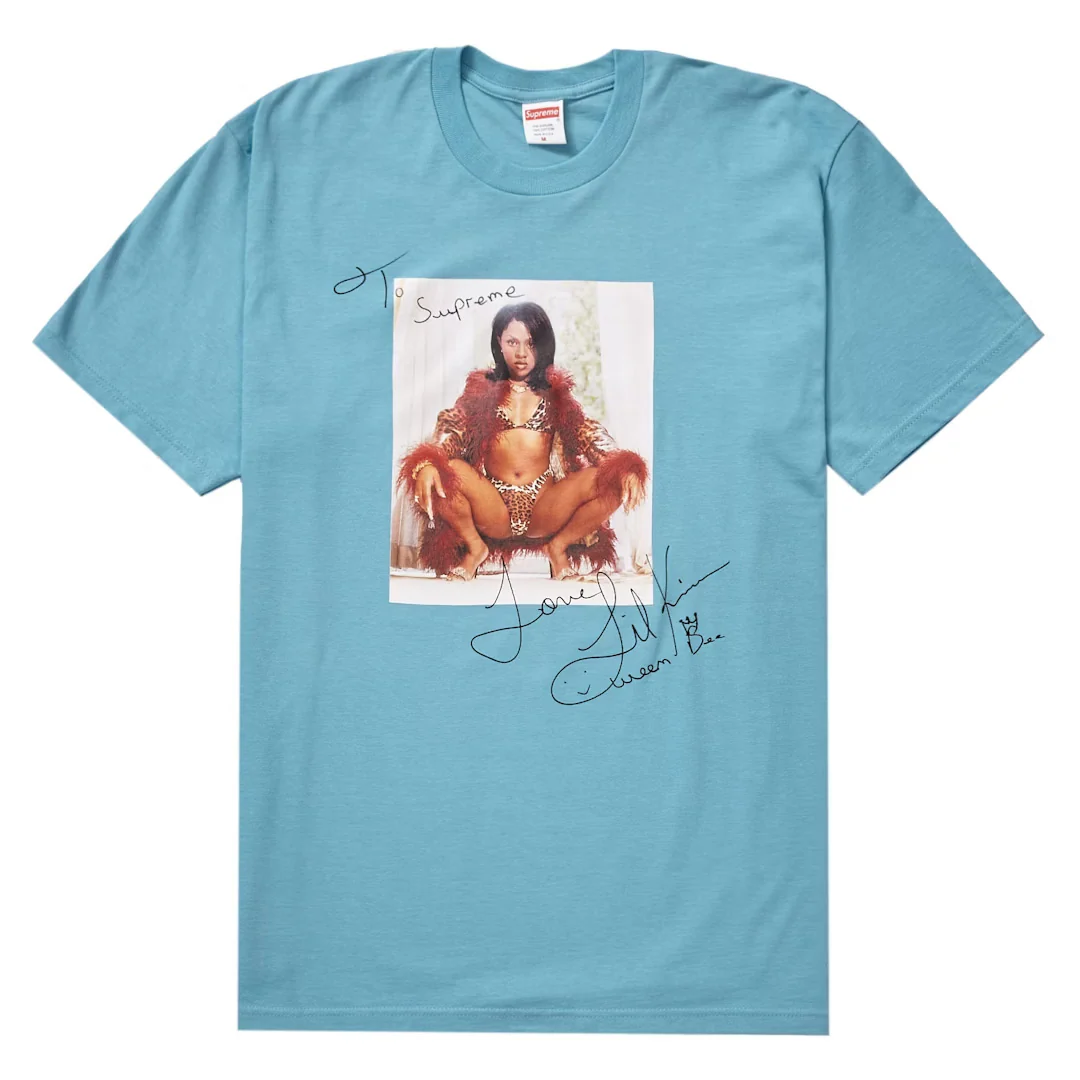 Supreme Lil Kim T-Shirt Light Slate