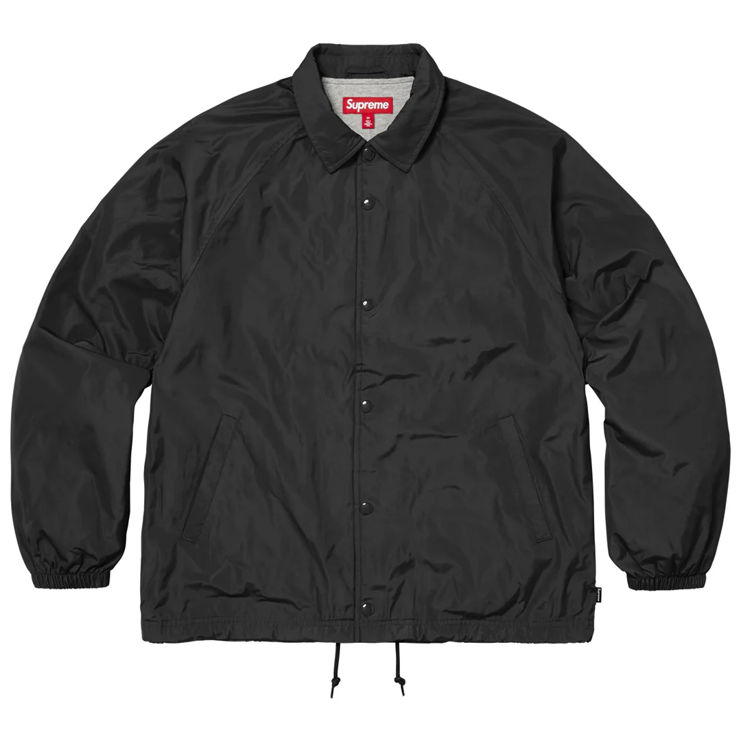 Supreme Old English Arc Coaches Jacket Black - Image 2