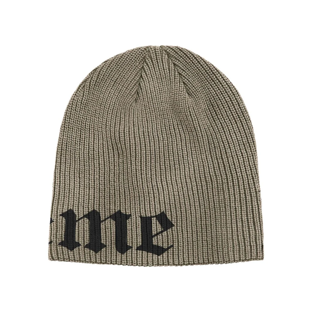 Supreme Old English Printed Beanie Olive - Image 2