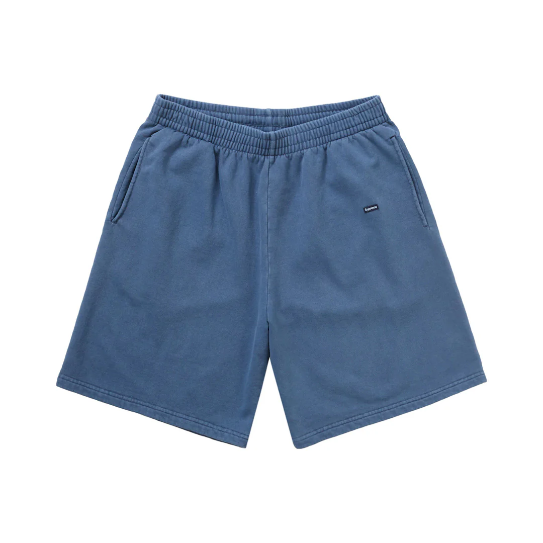 Supreme Overdyed Small Box Sweatshort Dark Slate