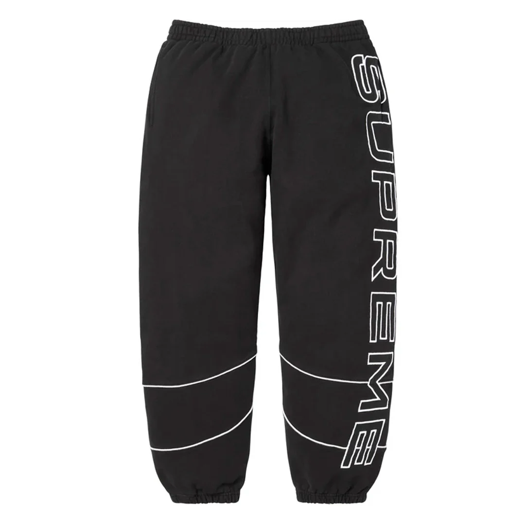Supreme Paneled Sweatpants Black