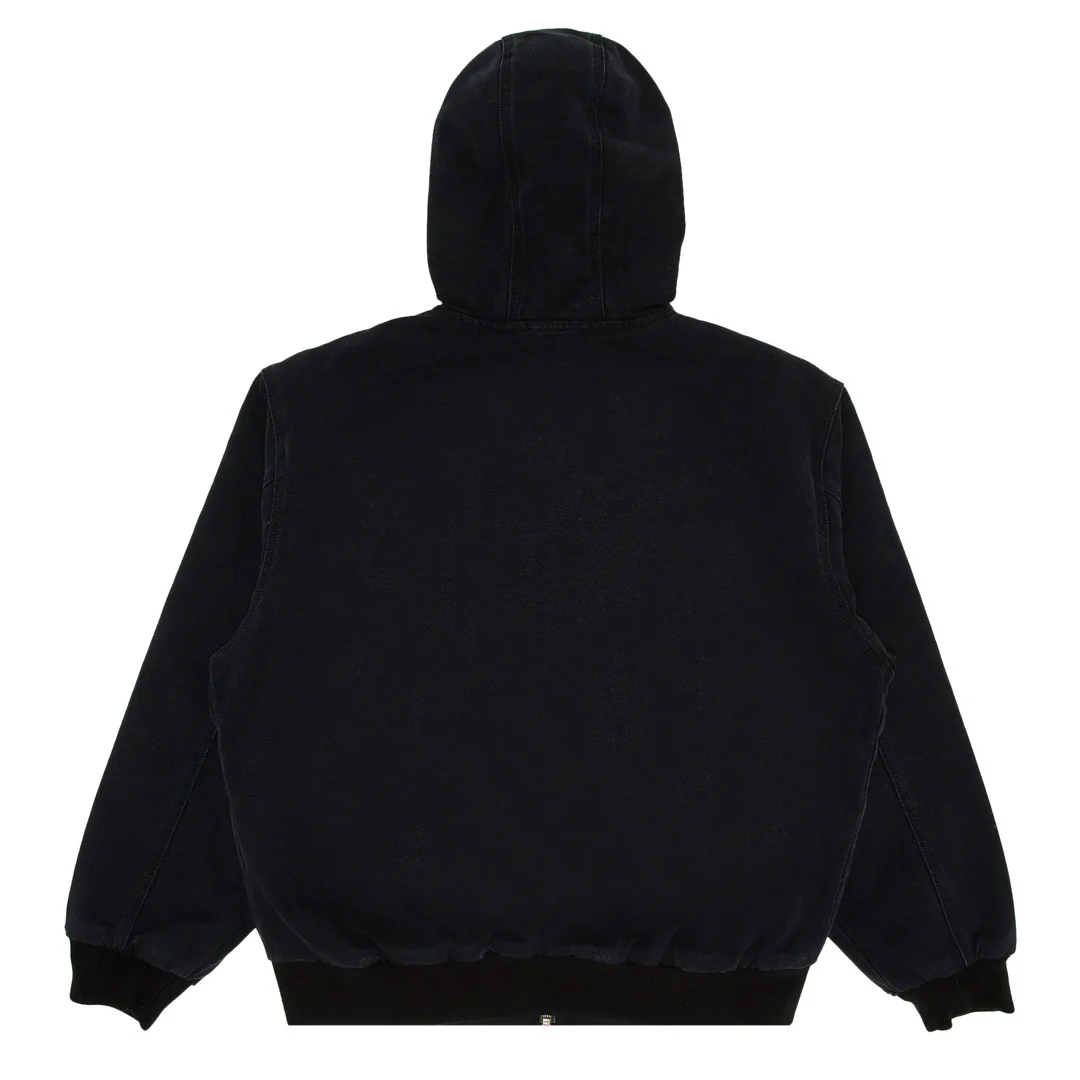 Supreme Reflective Arc Hooded Work Jacket Black - Image 2