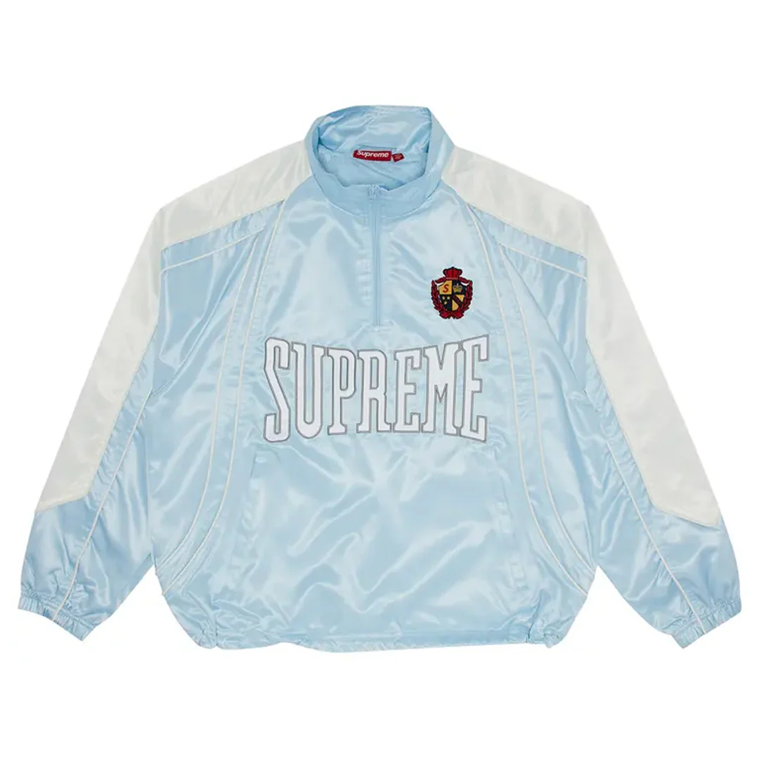 Supreme Satin Soccer Pullover Blue