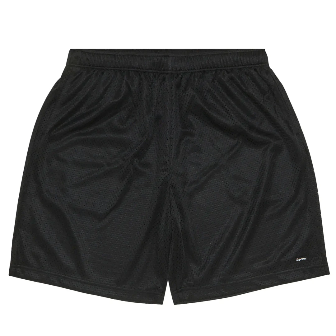 Supreme Small Box Baggy Mesh Short Black