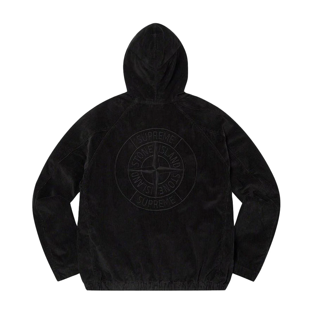 Supreme Stone Island Corduroy Jacket Black