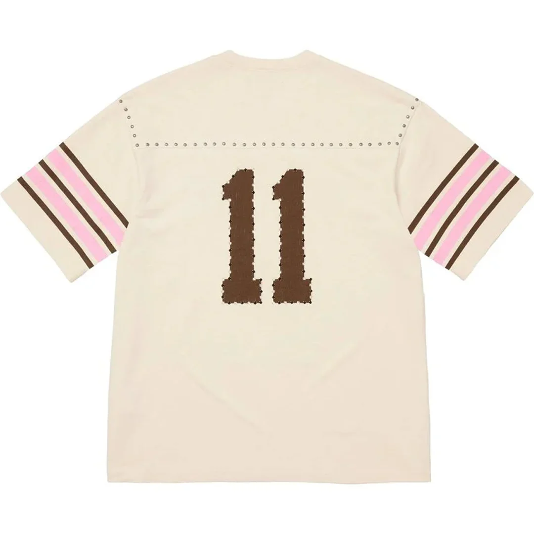 Supreme Studded S/S Football Top White - Image 2