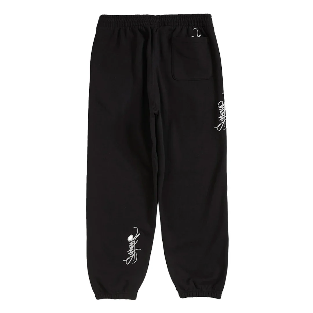 Supreme Tag Sweatpant Black - Image 2