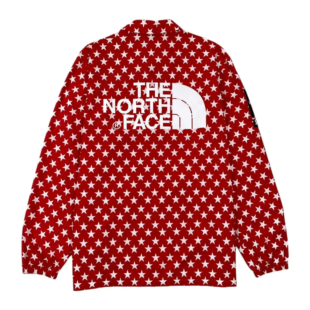Supreme The North Face Packable Coaches Jacket Red - Image 2