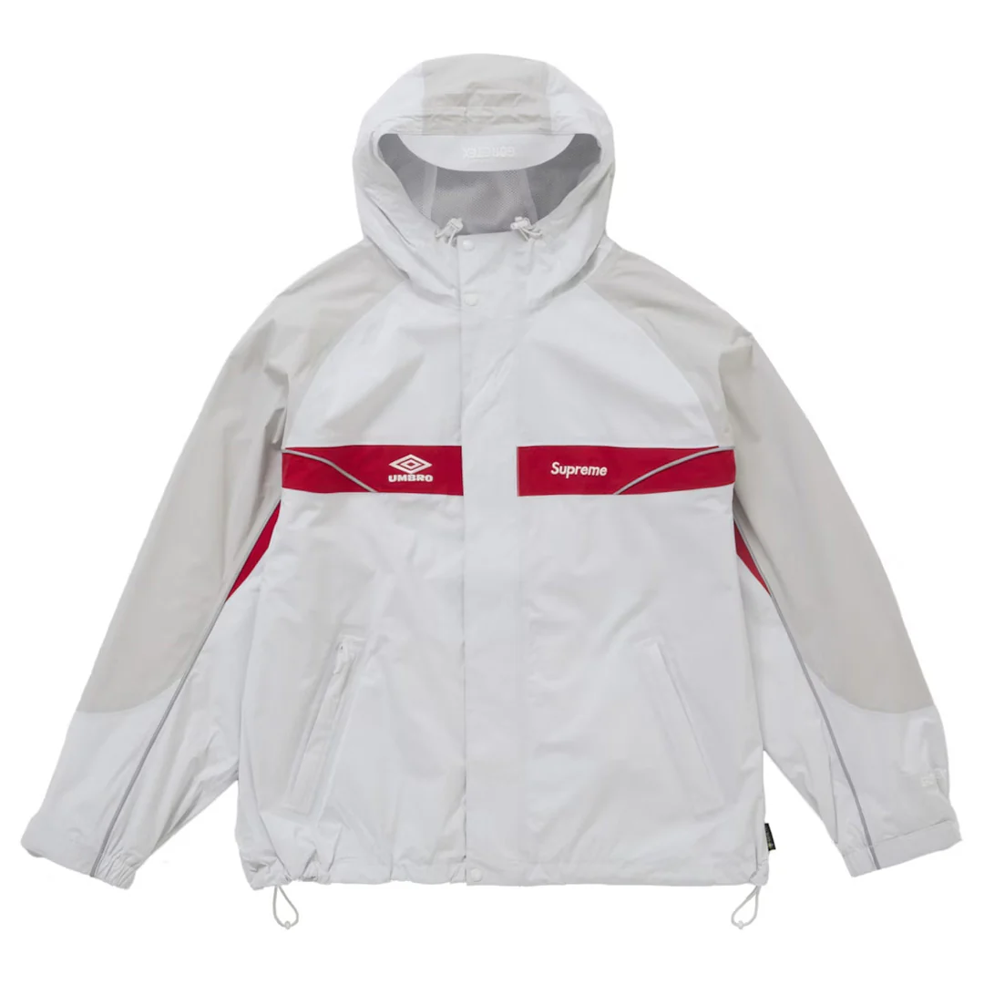 Supreme Umbro GORE-TEX Jacket White/Red