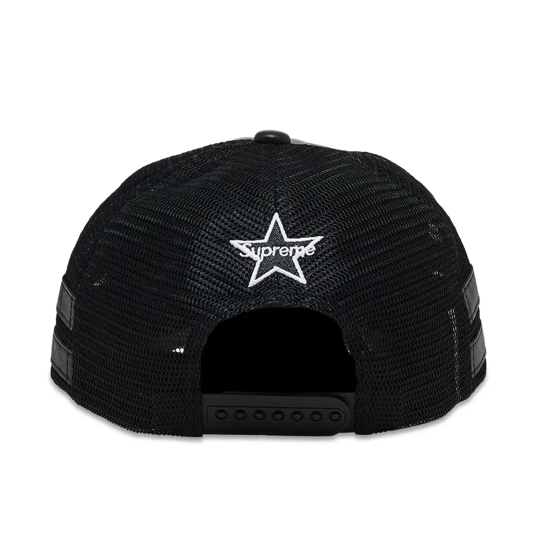 Supreme Vanson Leathers Mesh Back 6-Panel Black - Image 2