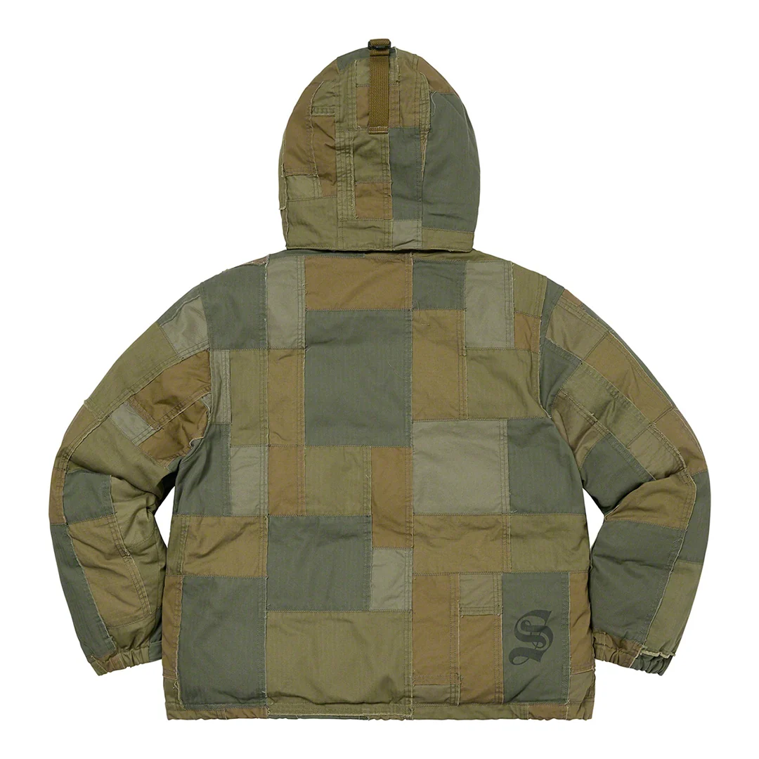 Supreme x Comme Des Garcon Junya Watanabe Patchwork Puffer Jacket - Image 2
