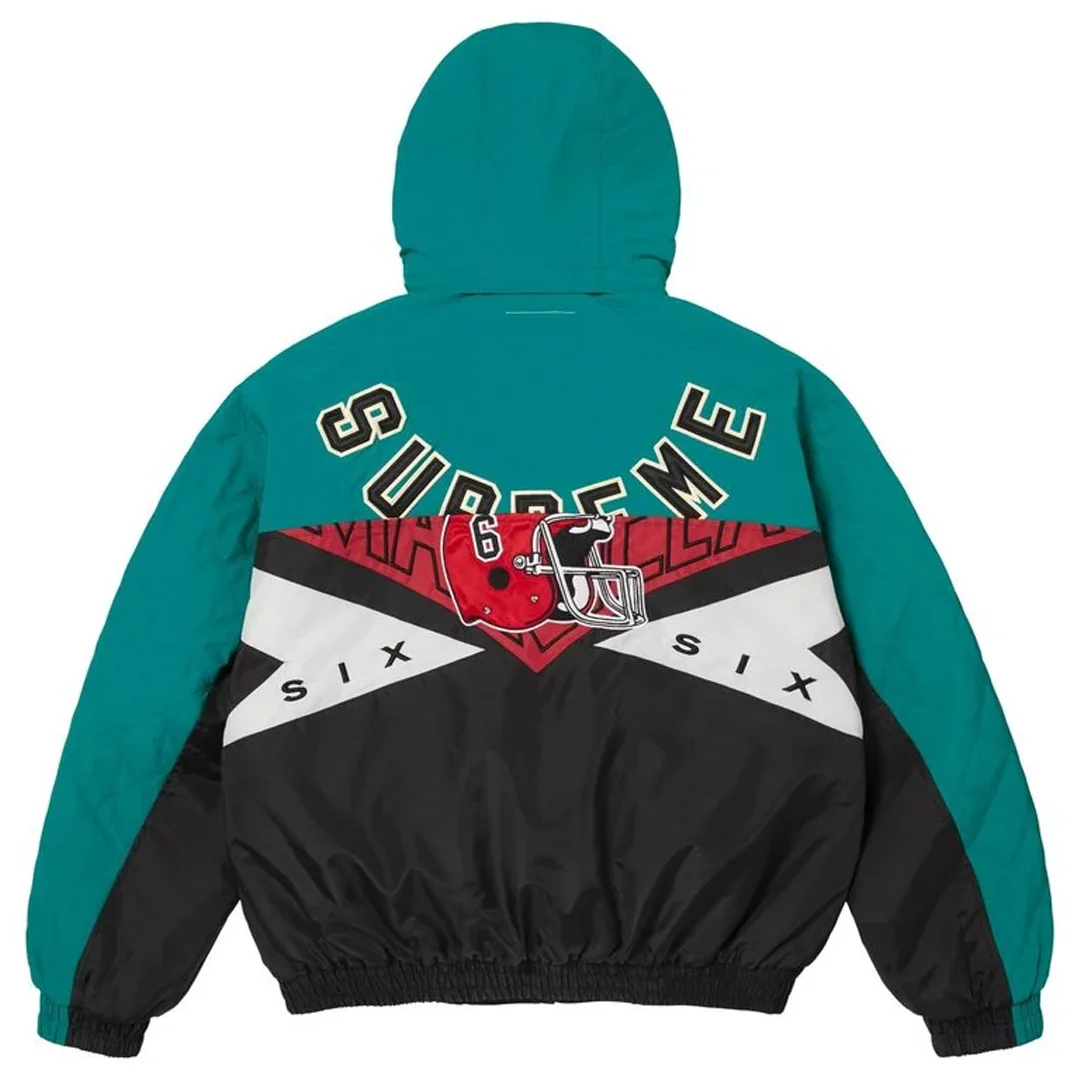 Supreme x MM6 Maison Margiela Split Stadium Jacket Black - Image 2