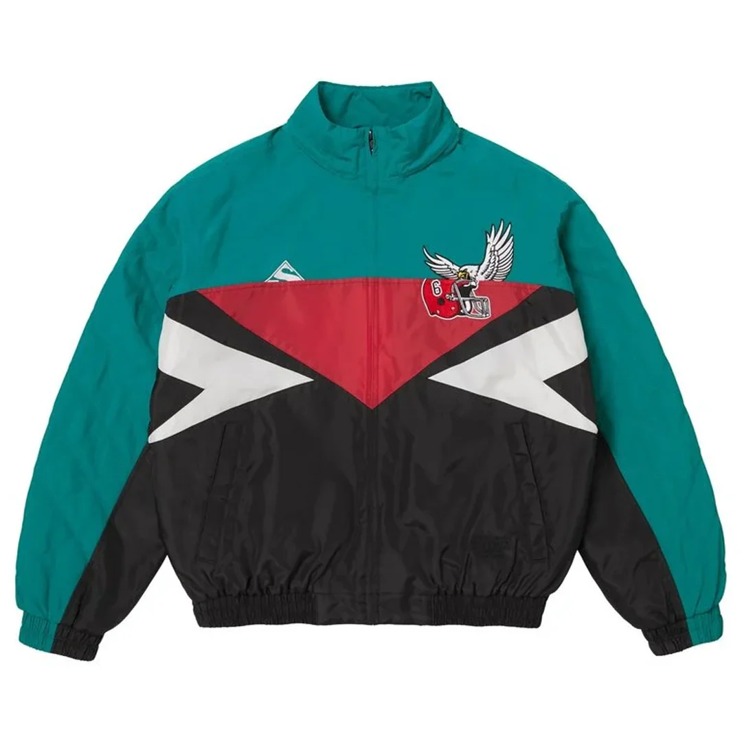 Supreme x MM6 Maison Margiela Split Stadium Jacket Black - Image 3