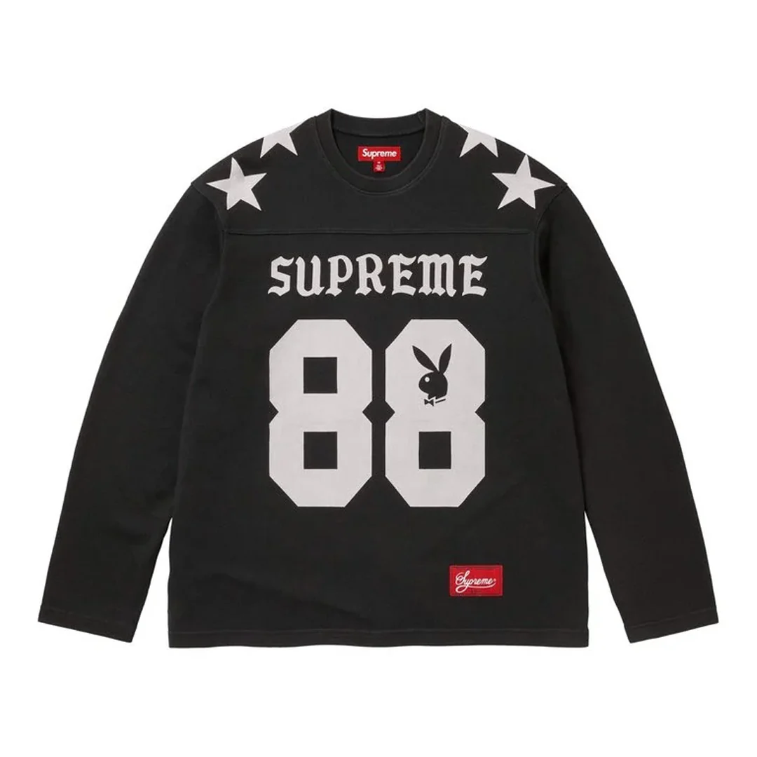 Supreme x Playboy® L/S Football Top Black