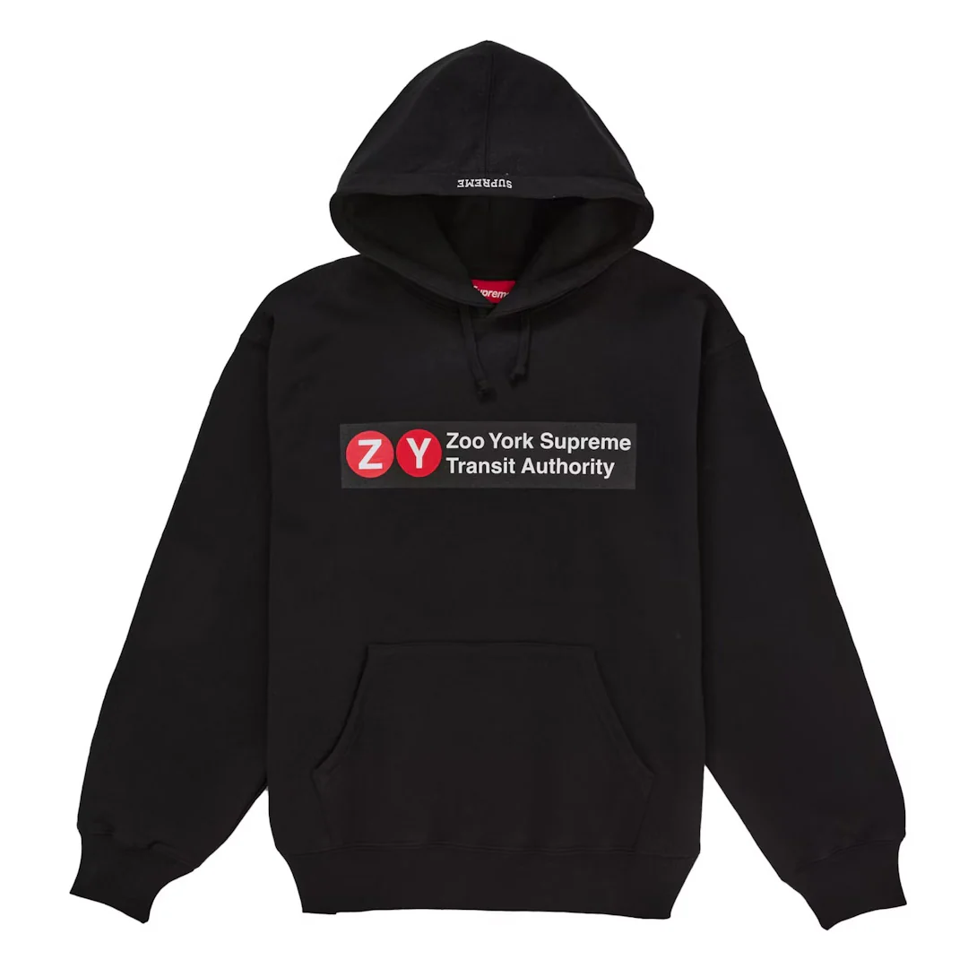 Supreme Zoo York Hooded Sweatshirt Black