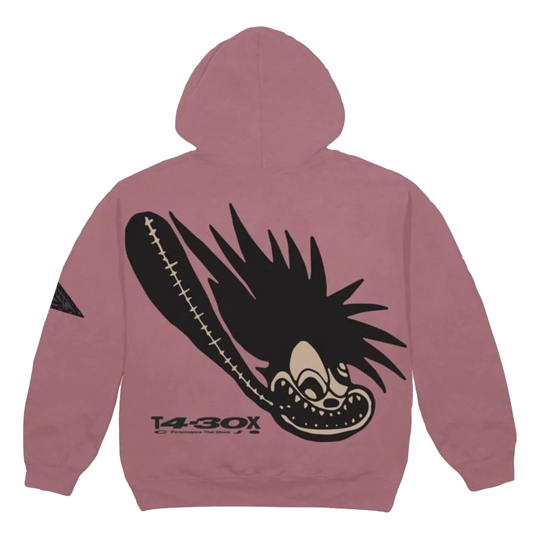 Travis Scott Cactus Jack Cross System Hoodie Washed Purple - Image 2