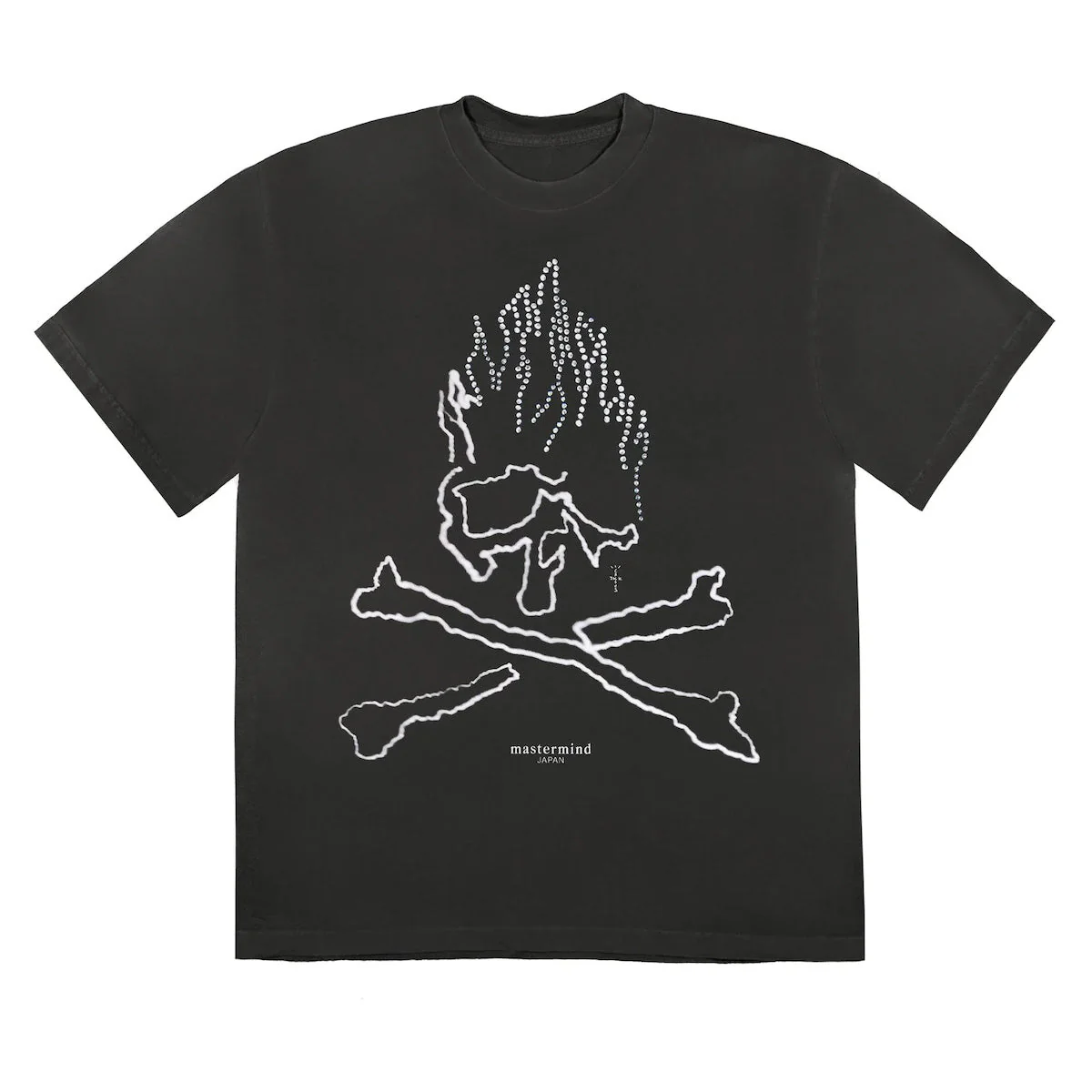 Travis Scott Cactus Jack Mastermind Skull T-Shirt Black