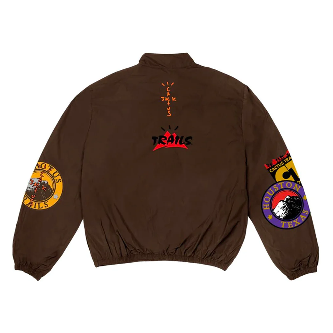 Travis Scott Cactus Trails Half-Zip Windbreaker Brown - Image 2